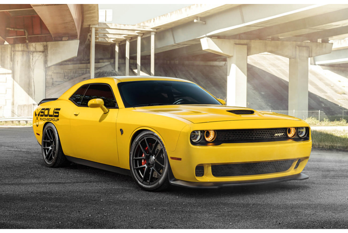Модульная картина Dodge Challenger | купить картину в Нижневартовске Модульная картина Dodge Challenger